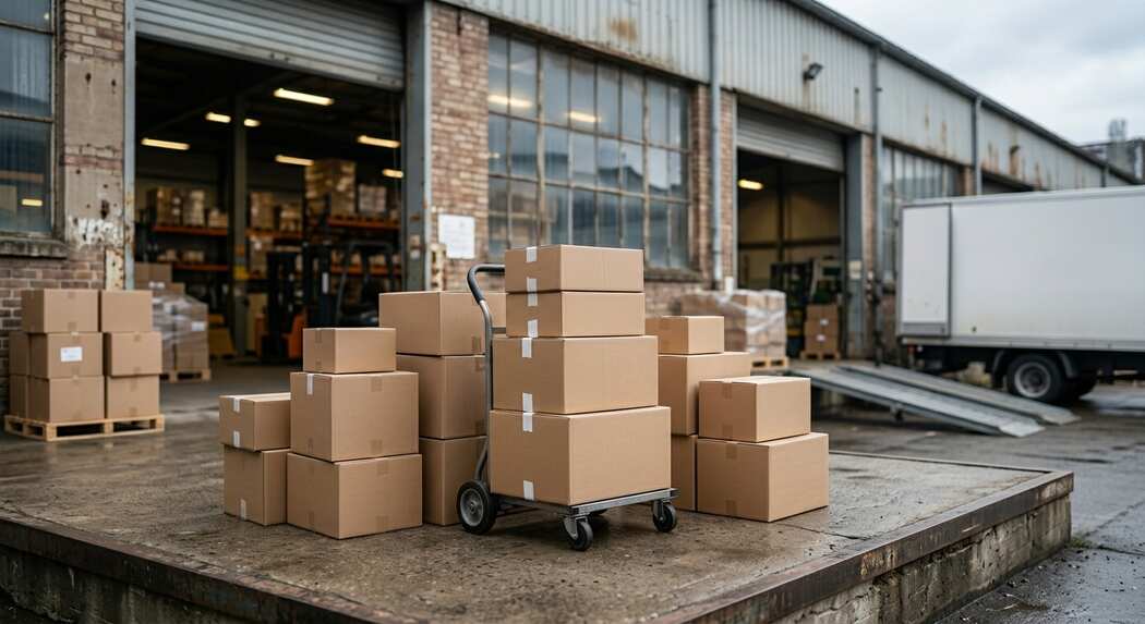 Bulk Health and Wellness Products stacked and ready for wholesale delivery from warehouse supplier