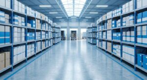 Medical distribution companies explained through an organized warehouse setup