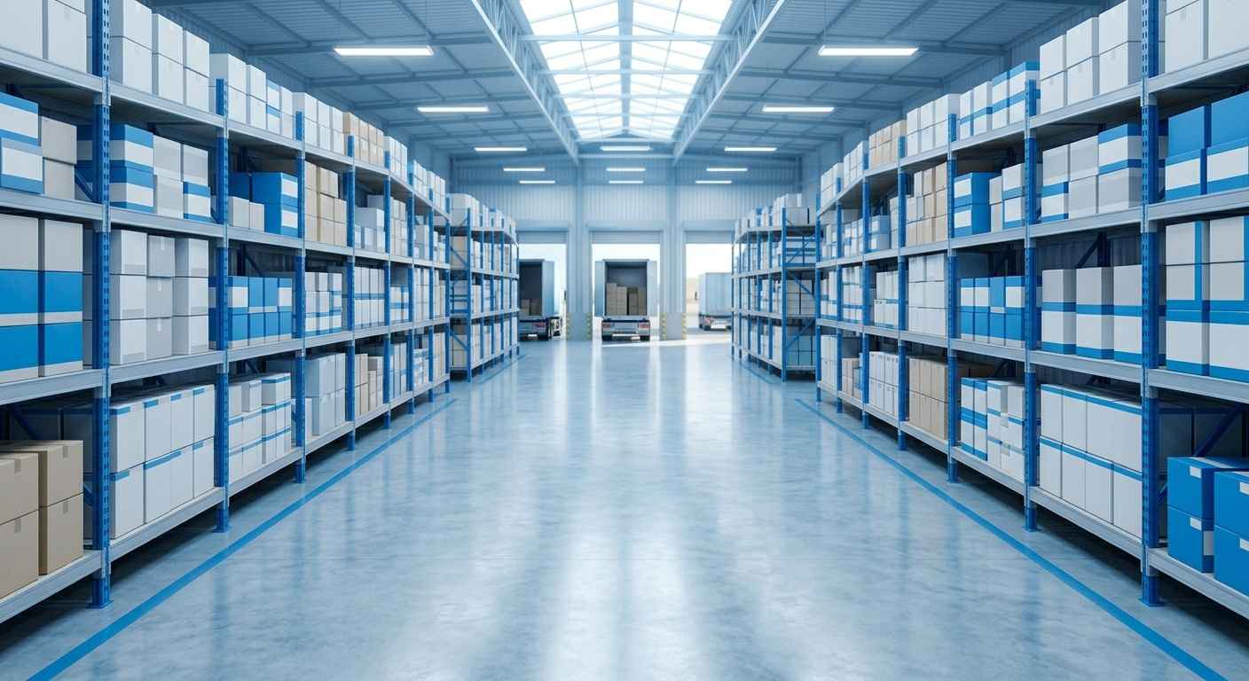 Medical distribution companies explained through an organized warehouse setup