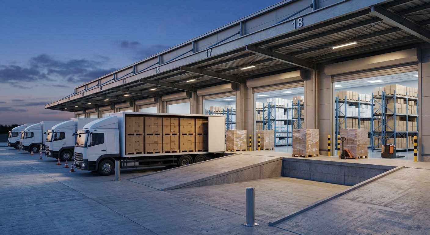 Medical wholesale suppliers vs medical distributors shown through a loading dock