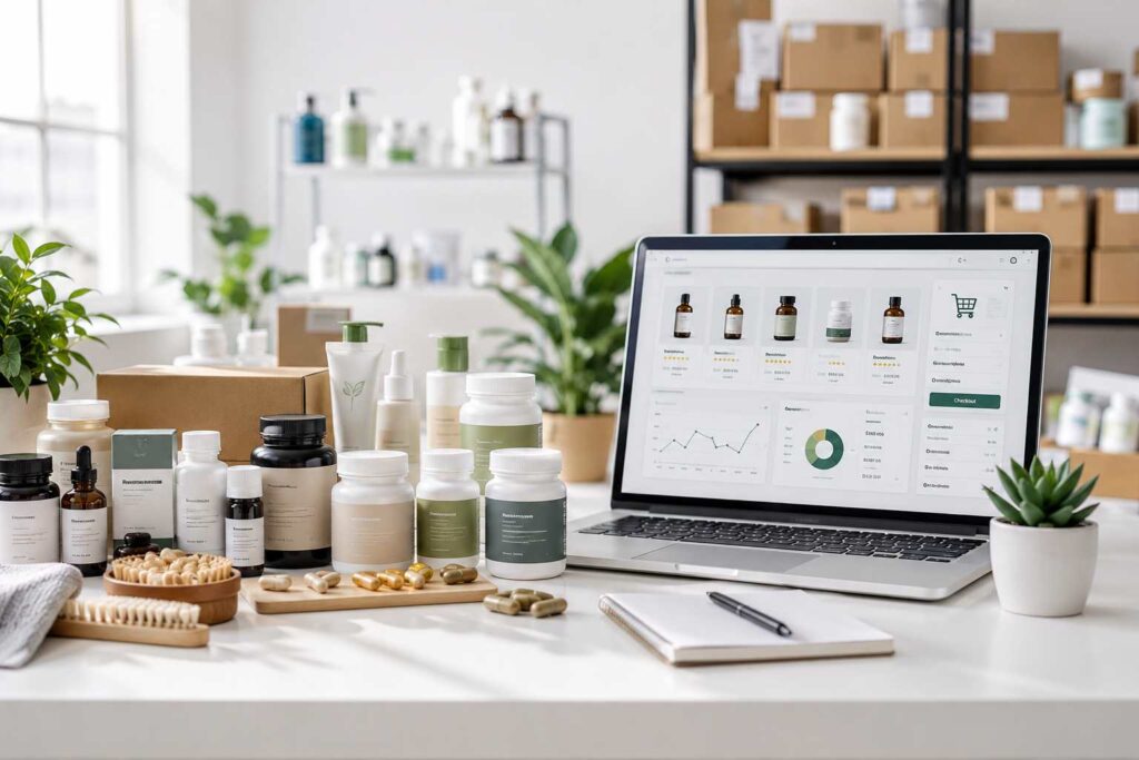 How to sell health products online with an e-commerce store