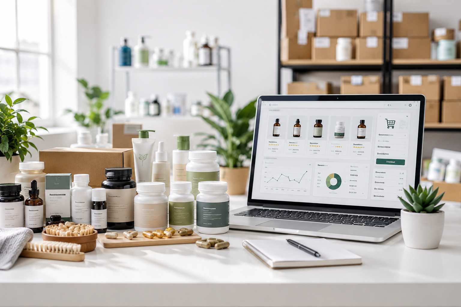 How to sell health products online with an e-commerce store